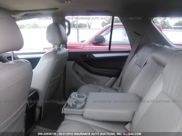 JTEBT14R940035331 - 2004 TOYOTA 4RUNNER SR5/SPORT შავი ფოტო 8