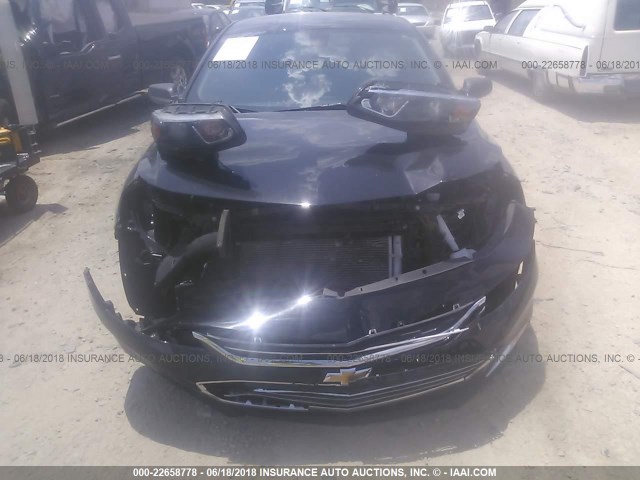 1G1ZB5STXJF110504 - 2018 CHEVROLET MALIBU LS შავი ფოტო 6