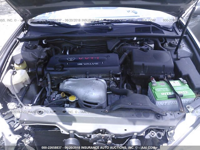 4T1BE32K14U889301 - 2004 TOYOTA CAMRY LE/XLE/SE ნაცრისფერი ფოტო 10