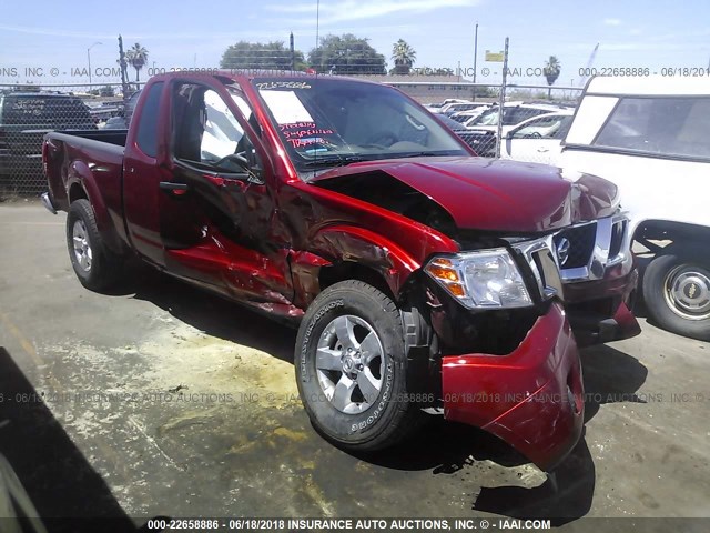 1N6BD0CT6DN733503 - 2013 NISSAN FRONTIER S/SV RED photo 1