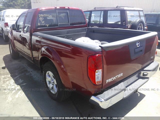 1N6BD0CT6DN733503 - 2013 NISSAN FRONTIER S/SV RED photo 3