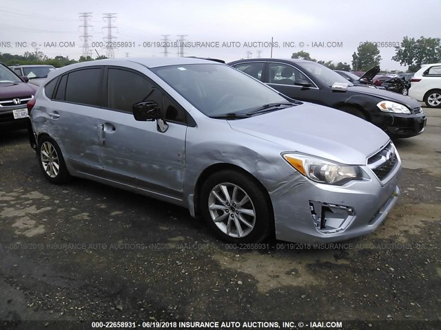 JF1GPAC67E8228012 - 2014 SUBARU IMPREZA PREMIUM GRAY photo 1