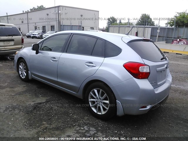 JF1GPAC67E8228012 - 2014 SUBARU IMPREZA PREMIUM GRAY photo 3