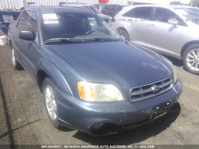 4S4BT62C767102983 - 2006 SUBARU BAJA SPORT BLUE photo 1