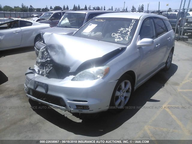 2T1KY32E14C203759 - 2004 TOYOTA COROLLA MATRIX XRS SILVER photo 2