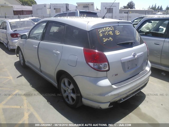 2T1KY32E14C203759 - 2004 TOYOTA COROLLA MATRIX XRS SILVER photo 3