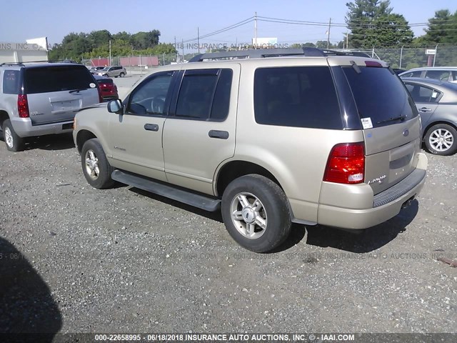1FMZU73E05UB96321 - 2005 FORD EXPLORER XLT/XLT SPORT/NBX 金色 照片 3