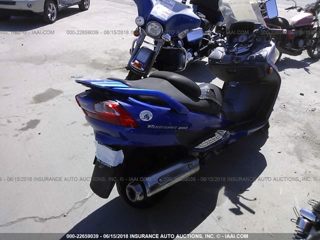 JS1CK43A862100471 - 2006 SUZUKI AN400 K3 BLUE photo 4