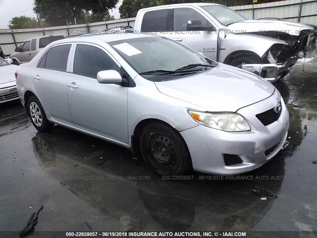 JTDBL40E999044333 - 2009 TOYOTA COROLLA LE/XLE SILVER photo 1