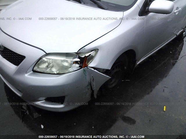 JTDBL40E999044333 - 2009 TOYOTA COROLLA LE/XLE SILVER photo 6