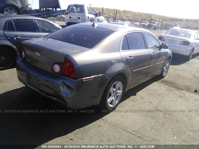 1G1ZB5E04CF148024 - 2012 CHEVROLET MALIBU LS ყავისფერი ფოტო 4