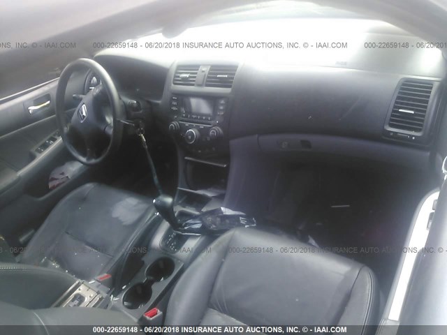 1HGCM66505A071306 - 2005 HONDA ACCORD EX GRAY photo 5