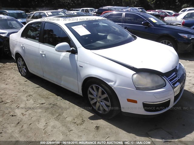 3VWRA7AJ9AM100193 - 2010 VOLKSWAGEN JETTA WOLFSBURG 白色 照片 1
