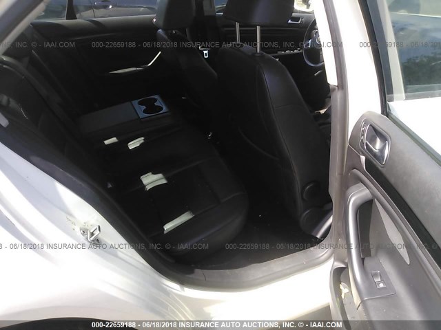 3VWRA7AJ9AM100193 - 2010 VOLKSWAGEN JETTA WOLFSBURG 白色 照片 8