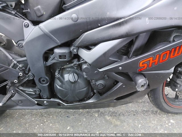 JKAZX4R12AA021489 - 2010 KAWASAKI ZX600 R BLACK photo 8