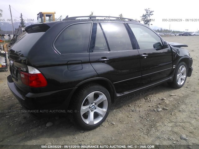 5UXFB53506LV28491 - 2006 BMW X5 4.4I BLACK photo 4