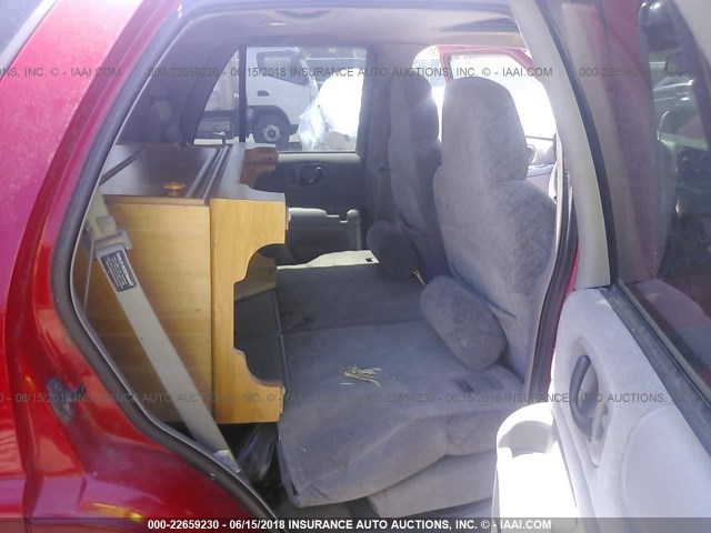 1GKDT13W6YK100087 - 2000 GMC JIMMY / ENVOY  RED photo 8