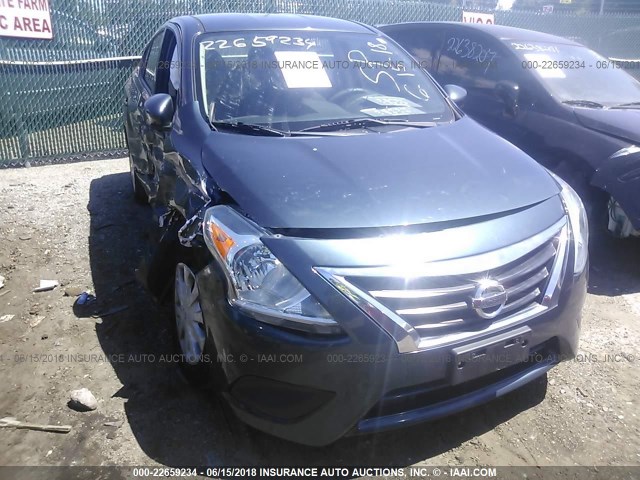 3N1CN7AP6GL868202 - 2016 NISSAN VERSA S/S PLUS/SV/SL Navy photo 6