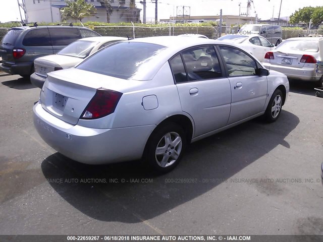 1G8AJ55F86Z208282 - 2006 SATURN ION LEVEL 2 Gümüş foto 4
