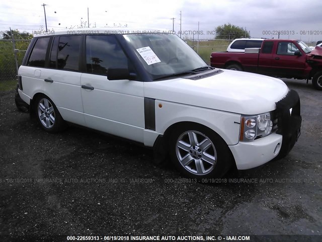 SALME11404A161094 - 2004 LAND ROVER RANGE ROVER HSE WHITE photo 1