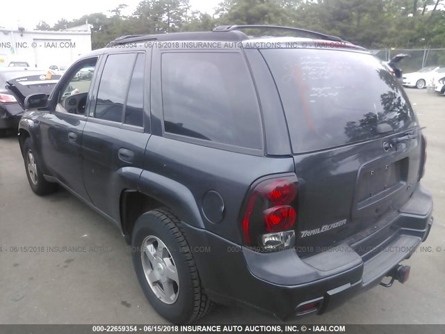 1GNDT13S942233260 - 2004 CHEVROLET TRAILBLAZER LS/LT GRAY photo 3