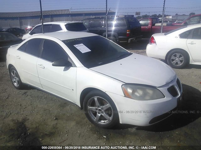 1G2ZG58N374163281 - 2007 PONTIAC G6 SE WHITE photo 1