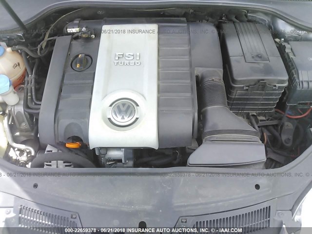 3VWRJ71K58M136062 - 2008 VOLKSWAGEN JETTA WOLFSBURG 灰色 照片 10