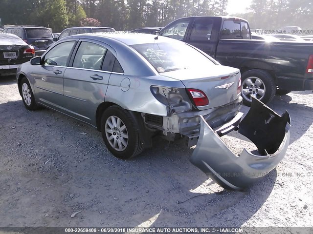 1C3LC46K07N554838 - 2007 CHRYSLER SEBRING GREEN photo 3