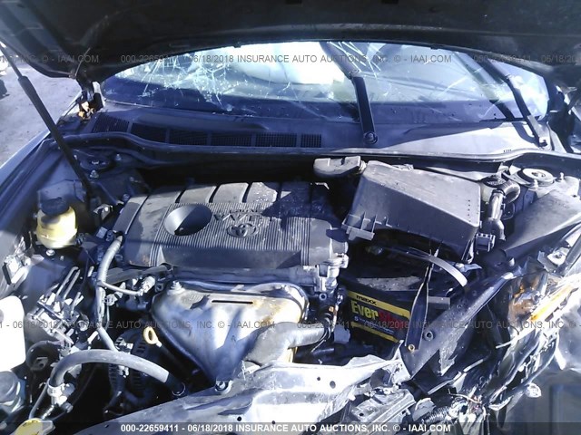 4T4BF3EK5BR211677 - 2011 TOYOTA CAMRY SE/LE/XLE GRAY photo 10