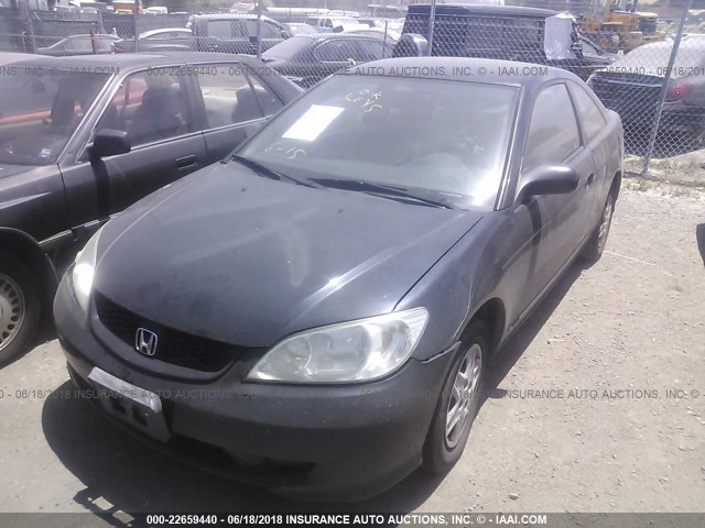 1HGEM22144L047789 - 2004 HONDA CIVIC DX VP შავი ფოტო 2