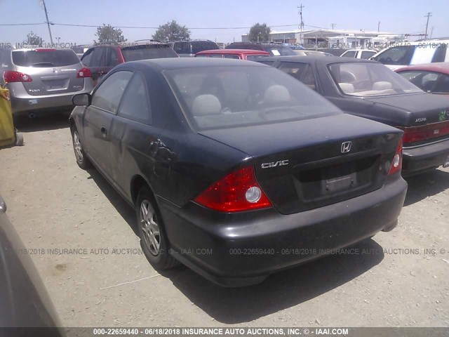 1HGEM22144L047789 - 2004 HONDA CIVIC DX VP შავი ფოტო 3