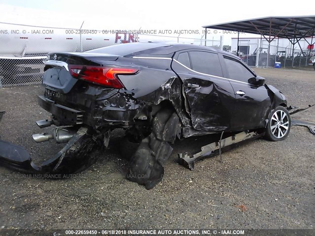 1N4AA6APXGC411758 - 2016 NISSAN MAXIMA 3.5S/SV/SL/SR/PLAT Dark Brown photo 4