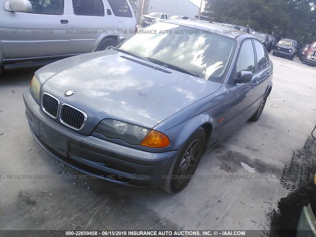 WBAAM3341YFP70254 - 2000 BMW 323 I BLUE photo 2