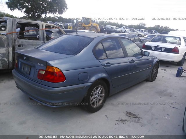 WBAAM3341YFP70254 - 2000 BMW 323 I BLUE photo 4