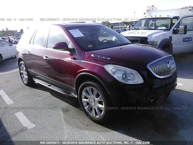 5GALRCED6AJ220739 - 2010 BUICK ENCLAVE CXL ბურგუნდია ფოტო 1