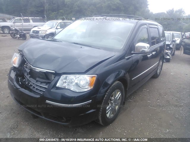 2A8HR64X18R645804 - 2008 CHRYSLER TOWN & COUNTRY LIMITED BLACK photo 2