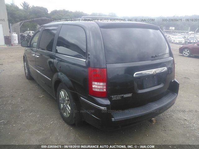 2A8HR64X18R645804 - 2008 CHRYSLER TOWN & COUNTRY LIMITED BLACK photo 3