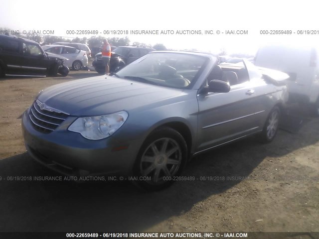 1C3LC55R08N689646 - 2008 CHRYSLER SEBRING TOURING GRAY photo 2