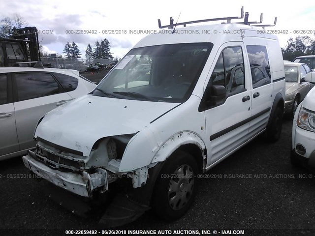 NM0LS6AN7DT142495 - 2013 FORD TRANSIT CONNECT XL WHITE photo 2
