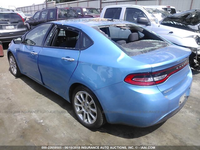 1C3CDFFA9GD817043 - 2016 DODGE DART SXT SPORT BLUE photo 3