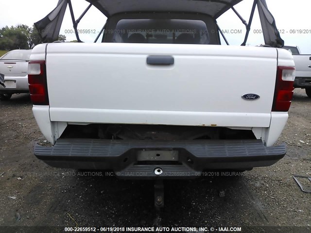 1FTZR45E83PB48921 - 2003 FORD RANGER SUPER CAB WHITE photo 6