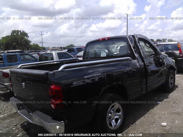 1D7HA16K67J588026 - 2007 DODGE RAM 1500 ST BLACK photo 4