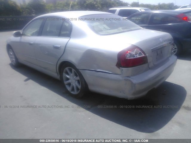 JNKBF01A02M002517 - 2002 INFINITI Q45 SILVER photo 3