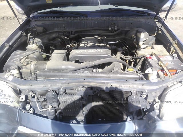 5TBBT44115S463529 - 2005 TOYOTA TUNDRA ACCESS CAB SR5 TEAL photo 10