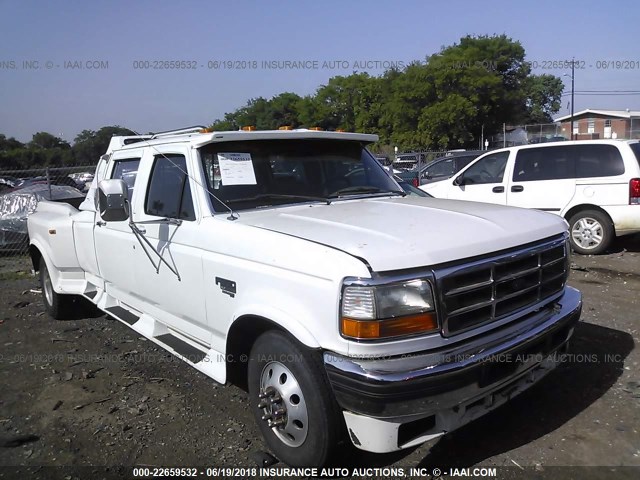 1FTJW35F3TEB50452 - 1996 FORD F350 WHITE photo 1