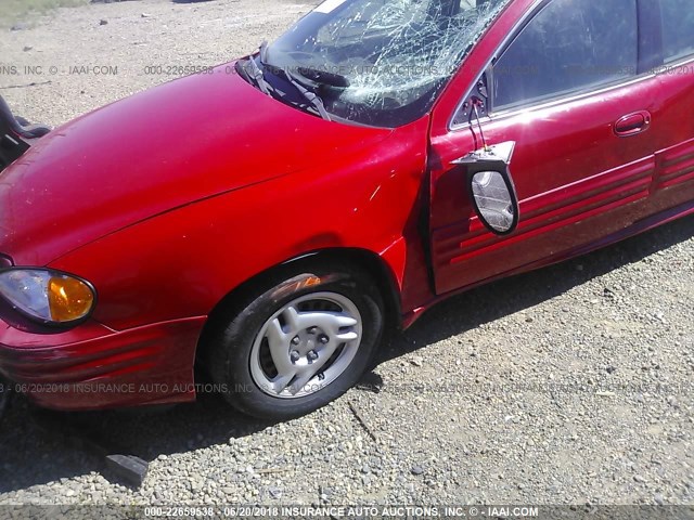 1G2NE52F52C266108 - 2002 PONTIAC GRAND AM SE RED photo 6