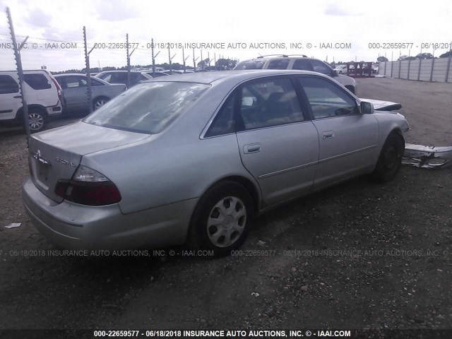 4T1BF28B44U382617 - 2004 TOYOTA AVALON XL/XLS SILVER photo 4