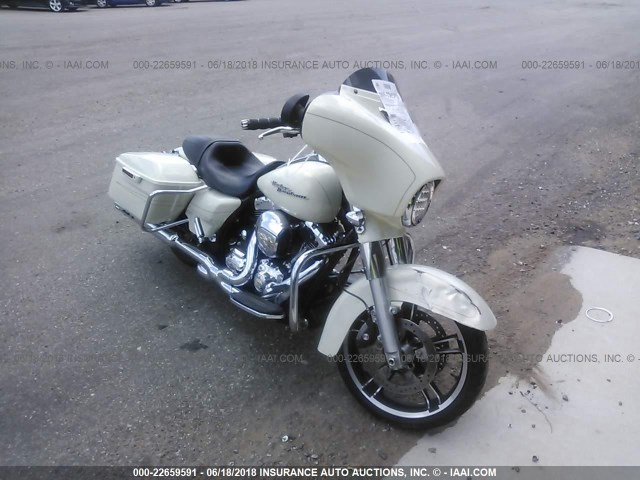 1HD1KRM10FB686199 - 2015 HARLEY-DAVIDSON FLHXS STREET GLIDE SPECIAL WHITE photo 1