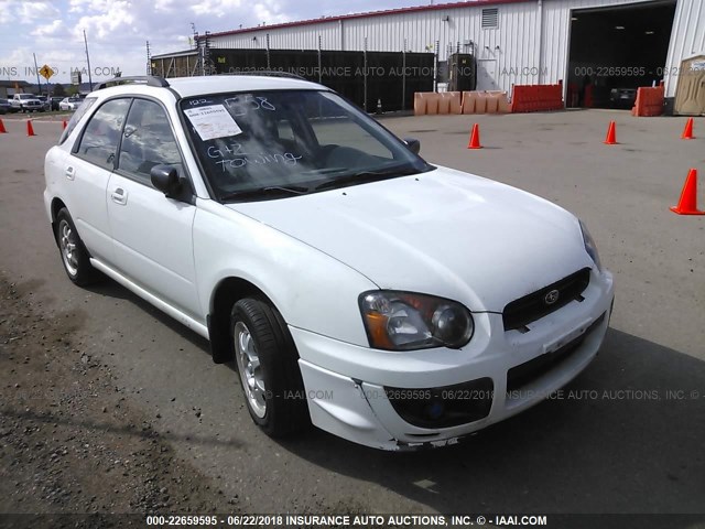 JF1GG65584G810223 - 2004 SUBARU IMPREZA TS WHITE photo 1