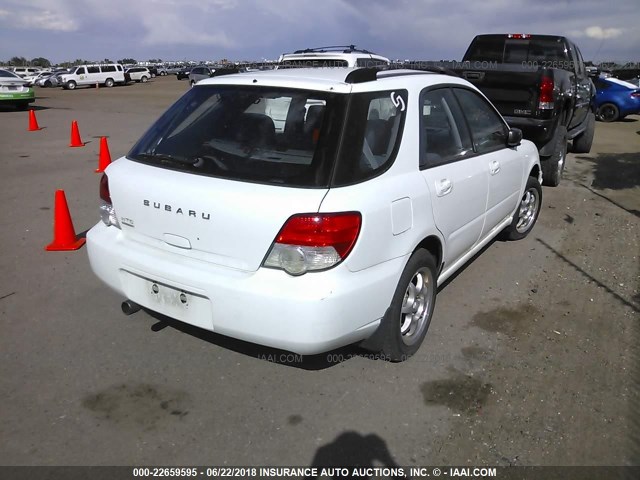 JF1GG65584G810223 - 2004 SUBARU IMPREZA TS WHITE photo 4